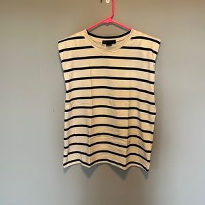 Never worn adorable striped Sanctuary tank top!
